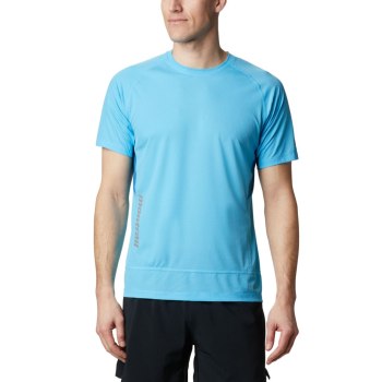 Columbia Titan Ultra II Short Sleeve, Camiseta Azules Para Hombre | 137264-WDY